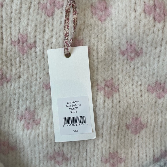 Rosie Pullover in Milky Cloud by Loveshack Fancy - Picture 5 of 8